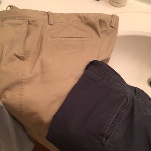 A bundle set two paints and a dress shirt